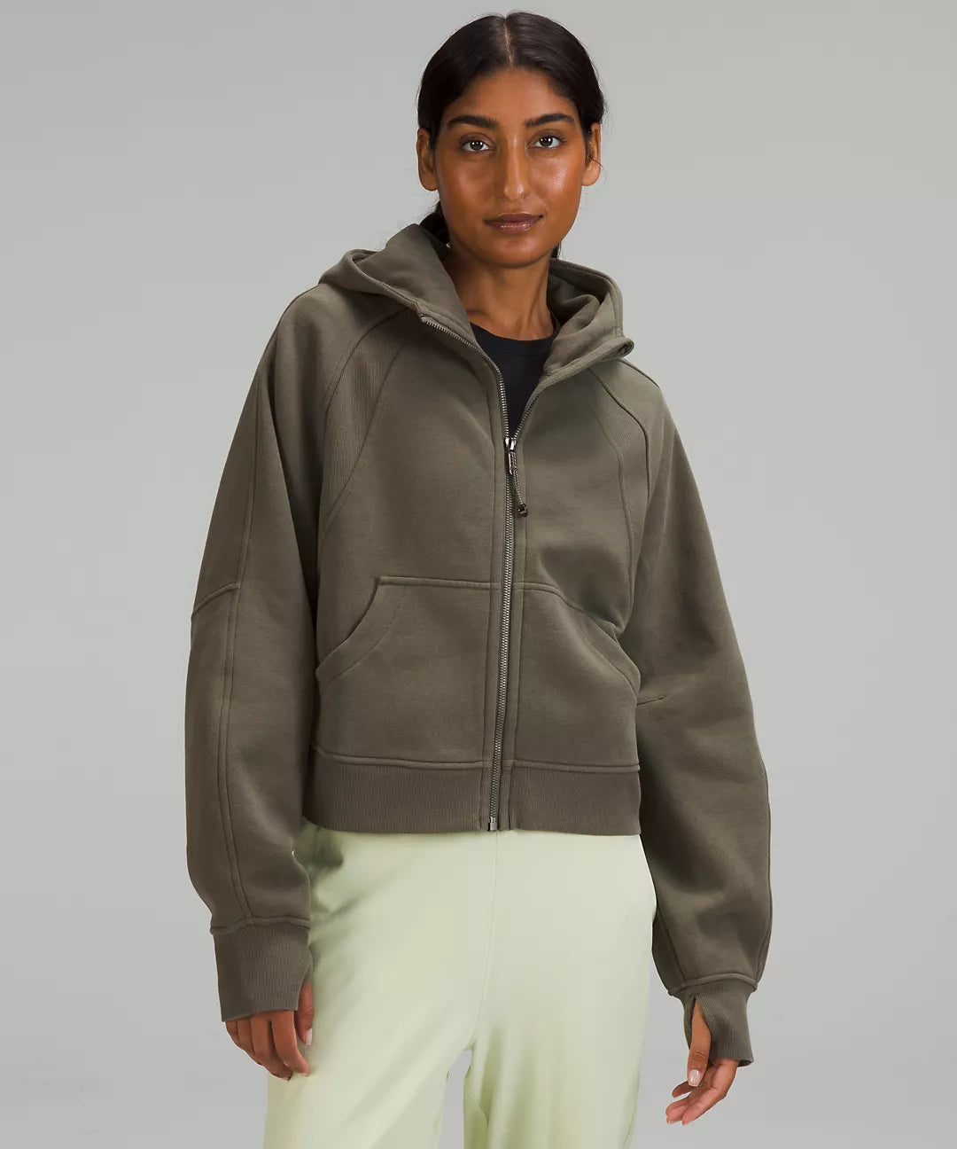 Scuba Oversized Full Zip Hoodie – Gin Couture