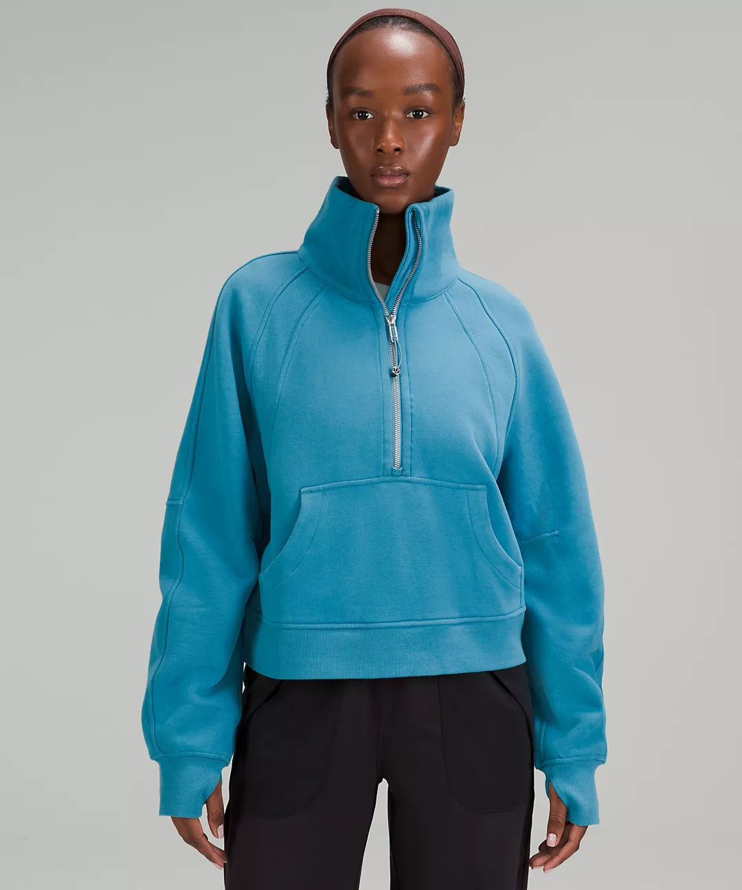 Scuba Oversized Funnel Neck Half Zip – Gin Couture